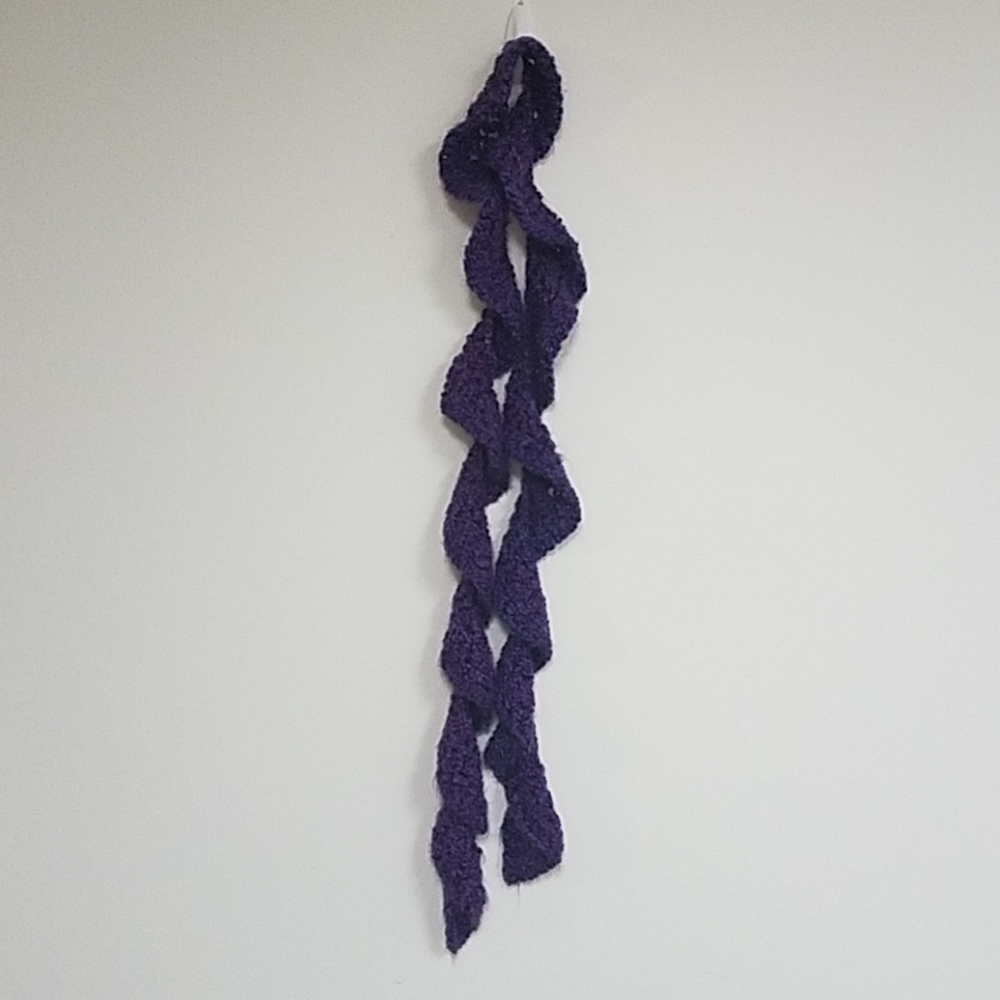 Handmade Purple Scarf